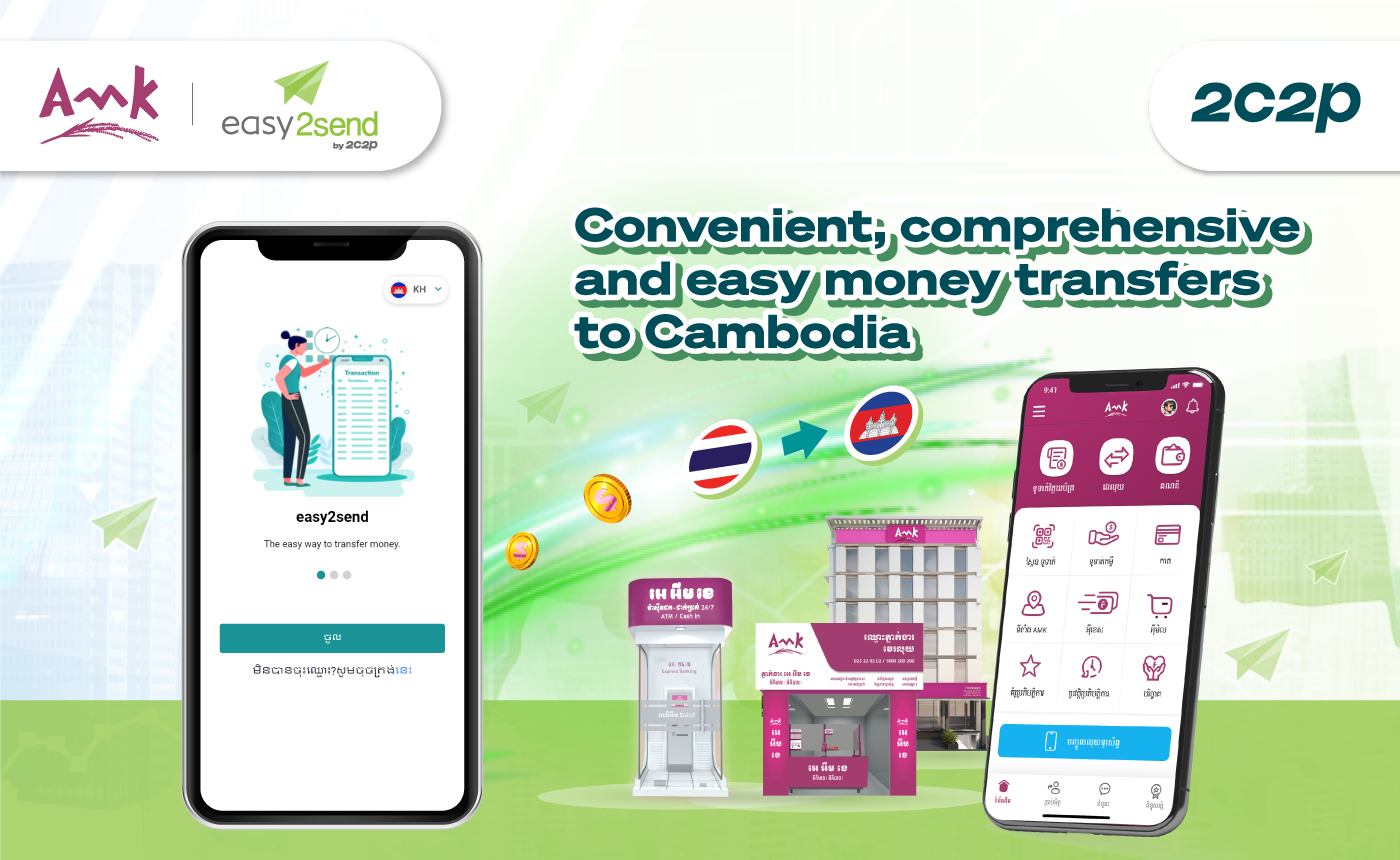 easy2send and AMK remittance partnership